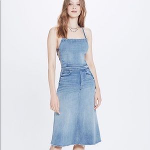 NWT Mother Denim Tie Back Midi Dress